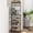 Grey, variant on 5 Tier Coffee Bar Station, Kitchen Stand with 4 S-Shaped Hooks, Farmhouse Corner Coffee Bar Cabinet for Small Spaces, Bakers Rack for Kitchen, Entryway, Living Room, 13.43"D x 18.93"W x 53.31"H