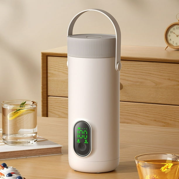 Caldera De Agua Eléctrica Portátil, Caldera De Agua Caliente De Té 350 Ml, 27000 MAh USB Recargable, Ebullición Rápida, Controles De Temperatura, Para Acampar Viajes