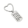 thumbnail image 2 of Xinyolin English Letter I Love You For Who You Are Keychain, Key Ring Holder, 2 of 8