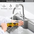 thumbnail image 6 of Coolnut Retro Sunflower Autumn Kitchen Sink Splash Guard 2 Packs Faucet Absorbent Mats Wooden Board Faucet Handle Drip Catcher for Kitchen, Bathroom,Sink Mat, Dish Drying Mat, 23.6"x5.5", 6 of 7