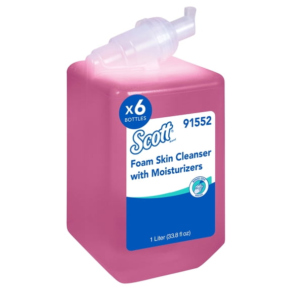 Pro Foam Skin Cleanser with Moisturizers Refill, Light Floral Scent, 1 L, 6/Carton
