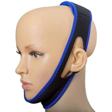 soundtosleep anti-snoring chin strap snore stopper solution device - snore relief guard - sleep aid jaw strap reduces and prevents snoring
