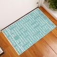thumbnail image 1 of 2 x 3 Foot Heavy Duty Low Pile Area Rug - Ultra-Thin Non Slip Area Rug - Washable Cotton Indoor Rug for Front Door Foyer Rug for Entryway, 1 of 7