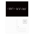 thumbnail image 1 of Math Kowledge Derivative Formula Postcard Set Birthday Mailing Thanks Greeting Card, 1 of 3