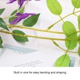 thumbnail image 4 of Kearding Flores artificiales de glicinia ABS para fiestas o decoración del hogar Flores artificiales para decoración Flores artificiales de Plantas Artificiales Verde Alambre de hierro, 4 of 6