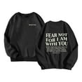 thumbnail image 7 of Zylarhe Girls Boys Sweatshirt Girls Winter Pullover Hoodie Soft Casual Round Neck Sweater Comfortable Daily Wear Outfit For Kids Ages 3-14 Years Black 7-8 Years, 7 of 7