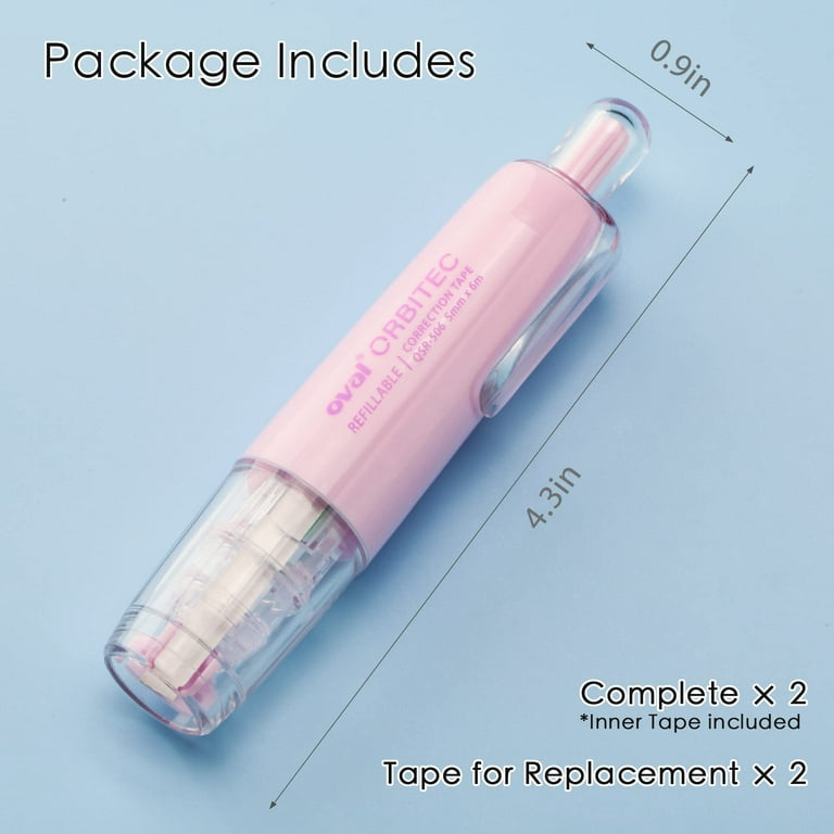 RETRACTABLE AND REFILLABLE CORRECTOR TAPE