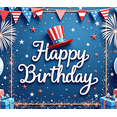 thumbnail image 4 of Colorful Design Happy Birthday Banner Decorative Firework Balloon for Birthday Party Event Celebration, 4 of 4