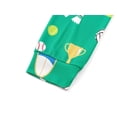 thumbnail image 6 of Beezizac Little Boys Pajamas Green Sport Balls 2-Piece Comfy Snug-fit Short Sleeves & Pants PJ Set Big Kid Size 14, 6 of 7
