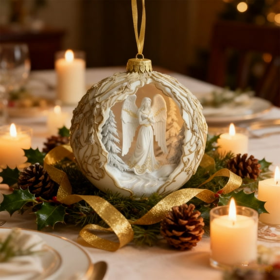 Virelaxpo 8cm Mythical Christmas Ornament - Features Figures for Beautiful Tree Decor Holiday Season Decorative Pendant for Storytelling Enthusiasts