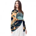 thumbnail image 5 of Shepherd Dog Breathable Chiffon Yarn Silk Head Scarf 180*73 - Lightweight Translucent Wrap, 5 of 6
