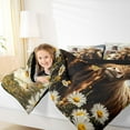 thumbnail image 4 of jejeloiu Kawaii Daisy Cow Full Size Comforter Sets,Old Barn Door Bedding Comforter Set,Rustic Western Farmhouse Cabin Bedding Sets For Girls Boys,Microfiber Bedroom Decor Reversible,3-Piece, 4 of 8