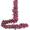 thumbnail image 3 of Bienvenido Guirnalda de Rosas Artificiales de 4 Piezas, Guirnalda de Flores de Enredadera de Rosas Falsas de 220 cm con Hojas Verdes para decoración de Bodas, Fiestas y jardines, 3 of 8