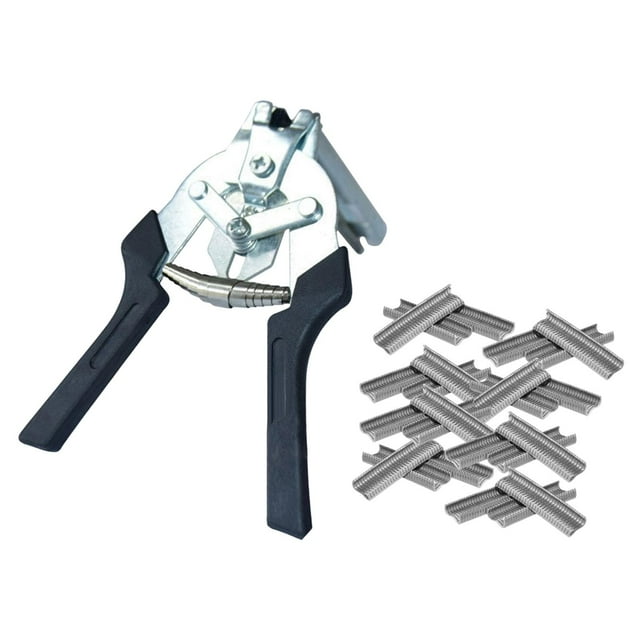 Alicates Profesionales para Anillos de Cerdo Shamjiam Alicates de Clavos con Clips Negro