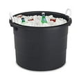 thumbnail image 5 of Homz 18 Gallon Utility Storage Bucket Tub with Rope Handles, Black, 8 Pack, 5 of 11