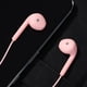 thumbnail image 2 of Auriculares con cable U19 de 3,5 mm con micrófono con cancelación de ruido (rosa), 2 of 9