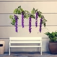 thumbnail image 5 of Artificial Flower Vine, Simulated Rose Vine, 180cm, Hanging Décor, Wall Decor, Ceiling Decoration, Faux Flowers, D, 5 of 5