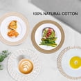 thumbnail image 3 of Homlyo Coasters Set of 8 for Drinks, 4 Inch Large Coasters for Coffee Table, Tabletop Protection for Hot & Cold Drinks, Versatile Coasters for Home Decor, Non-Slip & Easy to Clean, Coffee, 3 of 6