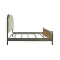 thumbnail image 3 of Acme Marchesa Queen Bed in Beige Leather-Aire, Gold & Pearl White Finish, 3 of 6