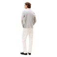 thumbnail image 4 of Polo Tommy Hilfiger de algodón líquido de manga larga para hombre, gris, 4 of 4