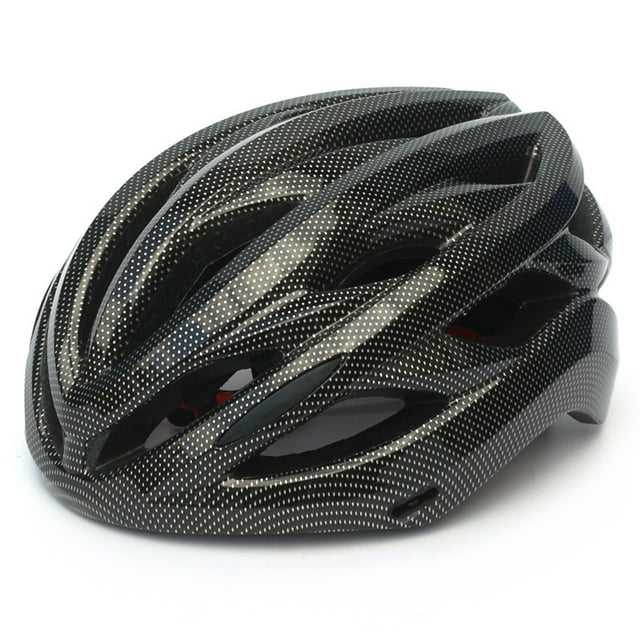 mmirethe 22hole Bike Helmet Breathable Sports Shock Absorption Adjustable Riding Cycling Detachable Visors Safety Hat Black L 1Set