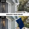 thumbnail image 3 of G128 Combo Pack: 6 Feet Tangle Free Spinning Flagpole (Silver) Alaska AK State Flag 3x5 ft Printed 150D Brass Grommets (Flag Included) Aluminum Flag Pole, 3 of 8