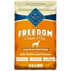 Blue Buffalo Freedom Large Breed Chicken Dry Dog Food for Adult Dogs, Grain-Free, 24 lb. Bag