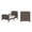 Dapper Gray, variant on Child Craft Hampton Toddler Bed and Dresser Bedroom Set, Pine Wood Construction, Matte White, 2-Piece