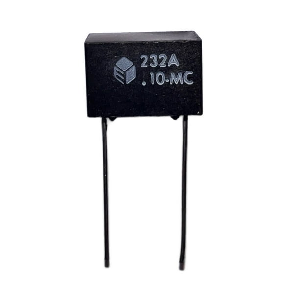Pack of 3 232A1C104M Capacitor Rectangular 22AWG Radial Leads, .10 MFD 200V 20% Bulk : RoHS