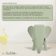 thumbnail image 5 of Banco Para Niños Moderno Y Resistente Diseño De Elefante Mdo Pequeño Taburete Infantil MDO LUMPY, 5 of 6