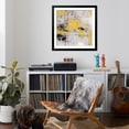 thumbnail image 4 of Art.com Stone Gardens III Yellow Art Print by Silvia Vassileva, Black Frame Wall Art, 38" x 38", 4 of 5