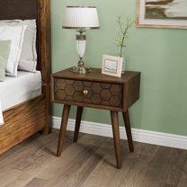 FOROUTIA Nightstands for Bedroom with Drawer,Mid Century Modern End Tables for Living Room