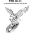 thumbnail image 4 of 3D Metal Car Decals Waterproof Self-Adhesive Non-Rusting Delicate Hood Eagle Stand Sticker Car Metal Logo Sticker Decorative Chrome Car Stickers Bumper Stickers, 4 of 7