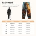 thumbnail image 3 of Disketp Prairie Meditating Lion for Women's Pajama Pants - Ultra Soft Fleece Sleep and Lounge Pants (Size: S-3XL)-Large, 3 of 6