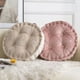 thumbnail image 4 of Nvzi Diamond Pattern Chair Pads with Handle Soft Comfy Velvet Seat Chair Cushion for Dining Chairs, Office Chairs, Hardwood Floors (Pink,Diameter 16), 4 of 5