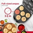 thumbnail image 4 of Arepa Maker - Non-Stick 6-Section Multi-Food Maker - Black, 4 of 7