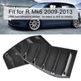 thumbnail image 4 of Scoop Pair of Side Vent Window Scoop Louver Trim Car Modification Fit for R Mk6 2009-2013, 4 of 7