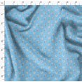 thumbnail image 4 of Soimoi Blue Poly Georgette Fabric Leaves & Freesia Floral Fabric Prints By Yard 42 Inch Wide, 4 of 5