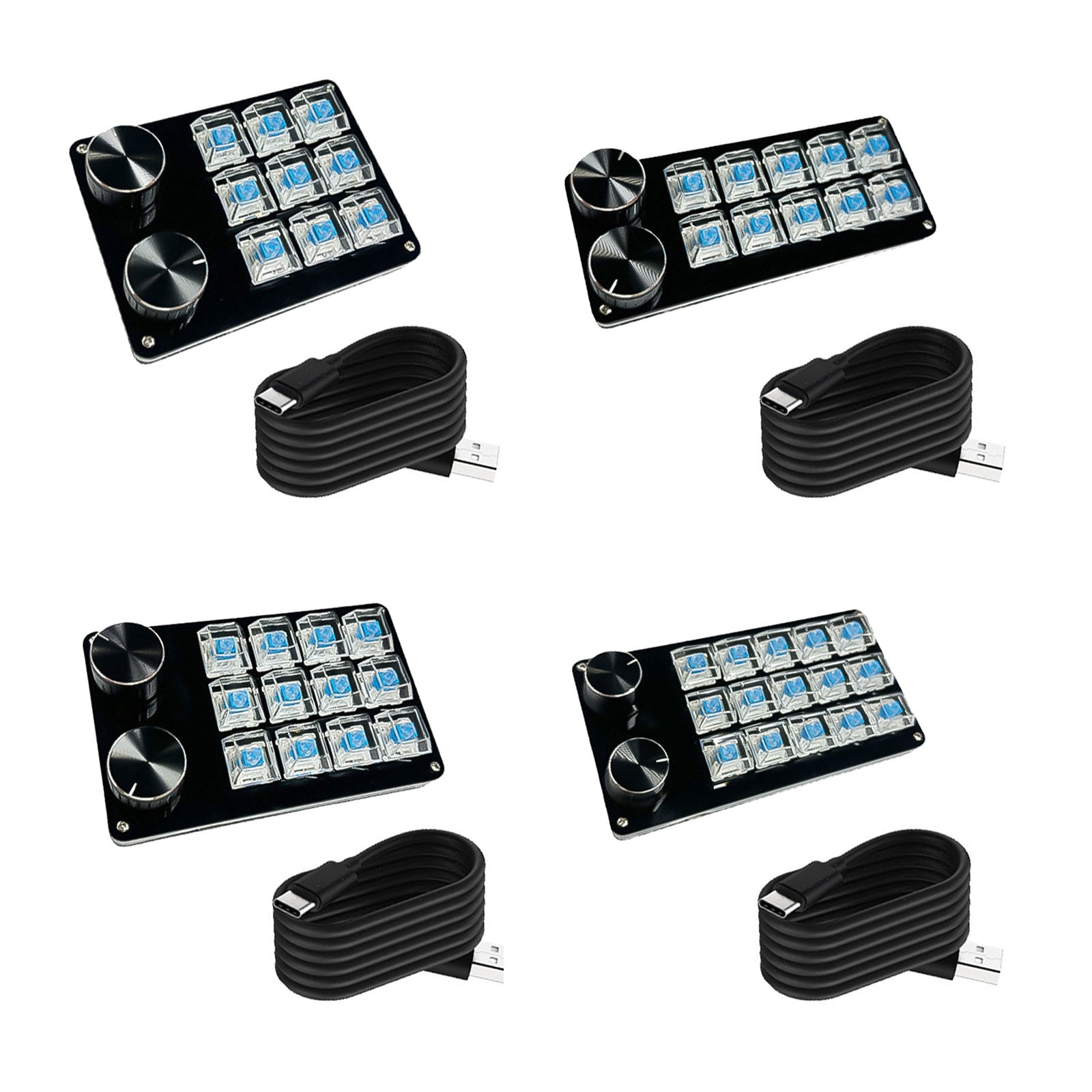 Advanced Programmable Keyboards Mechanical Gaming Keypad,Wire Hot Swappable Switches for Efficient Task Execution