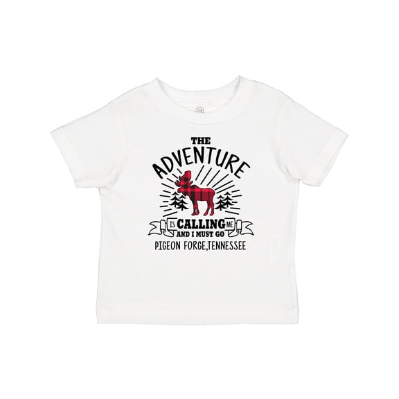 Inktastic Pigeon Forge Tennessee the Adventure is Calling and I Must Go Boys or Girls Baby T-Shirt
