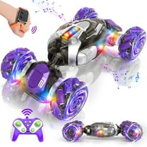 Nicella Remote Control Cars for Boys Girls 8-12, Gesture Sensing RC Stunt Car with Light & Music, 4WD, 360°Rotating, 2.4Ghz RC Drift Cars, Christmas Birthday Gift Car Toys for Kids