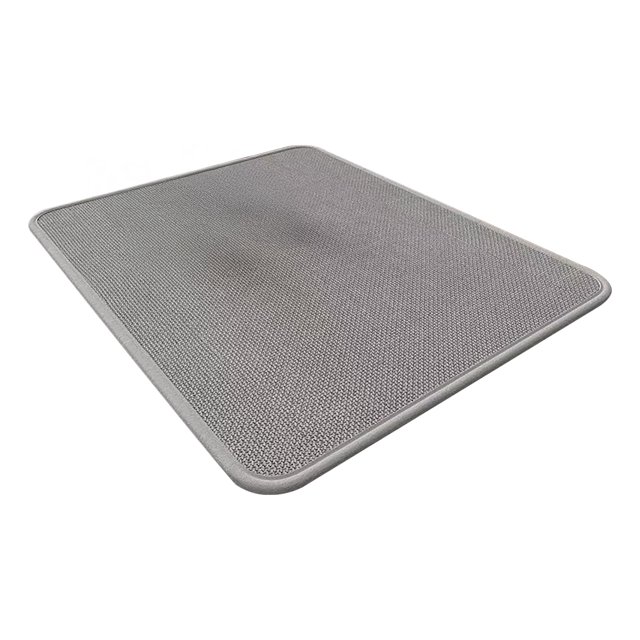 Alfombrilla absorbente para encimera de cocina, antideslizante, resistente al aceite, de secado rápido, para utensilios y platos