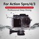 thumbnail image 2 of Estuche impermeable para cámara DJI Osmo Action 5 Pro/Action 4/3, carcasa para buceo profundo de 60 m/196 pies, carcasa protectora de PC + vidrio templado con soporte y accesorios., 2 of 8