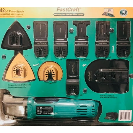 

Fast-Craft 42 Piece Oscillating Multi-Tool Set with Fast Blade Change