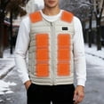 thumbnail image 2 of Gaexia Heated Vest for Men Lightweight Warm Waistcoat Sleeveless Jacket Rechargeable Battery Powered Thermal Inner Wear Winter Cozy Wear, 2 of 8