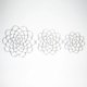 thumbnail image 4 of Set de 3 para arreglos florales de hierro: soporte metálico para floreros y resistente para plantas en maceta, compacto y fácil de limpiar, 4 of 8