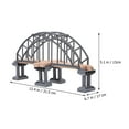 thumbnail image 2 of 1Pc Toy Train Bridge Train Track Bridge Toy Train Accessory Kids Plaything, 2 of 9