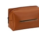 thumbnail image 3 of Caja de pañuelos para coche, visera solar, asiento trasero del vehículo, organizador de almacenamiento duradero, universal Marrón, 3 of 9