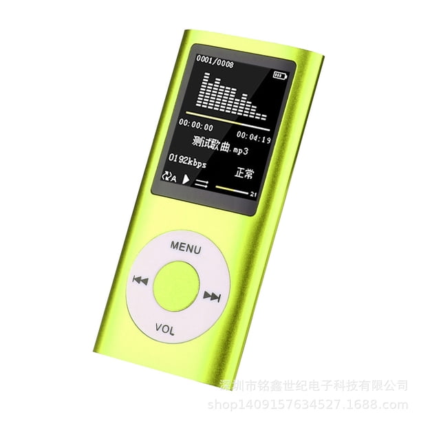 Reproductor de vídeo mp4 mp3 de 4ª generación, tarjeta clásica, 1,8 HD, libro electrónico, Walkman para estudiantes, mp3