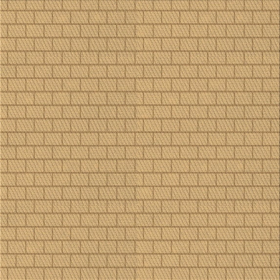 Ahgly Company Indoor Square Patterned Yellow Orange Area Rugs, 4' Square